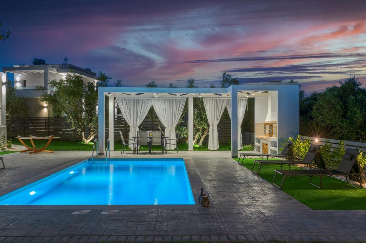 Johnny'S White Luxury Villa Tsilivi  Exterior foto