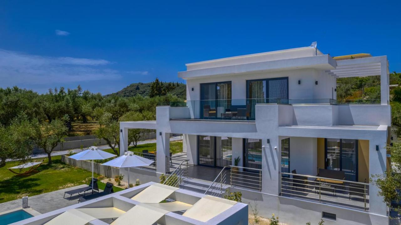 Johnny'S White Luxury Villa Tsilivi  Exterior foto