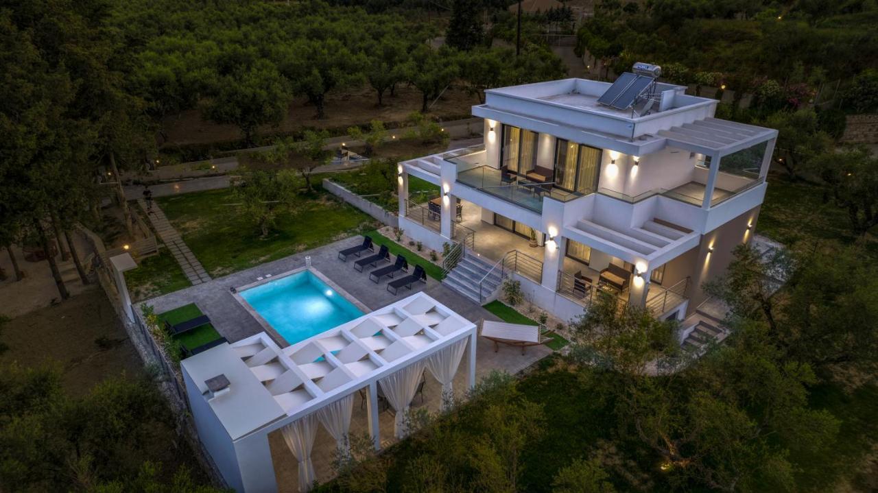 Johnny'S White Luxury Villa Tsilivi  Exterior foto