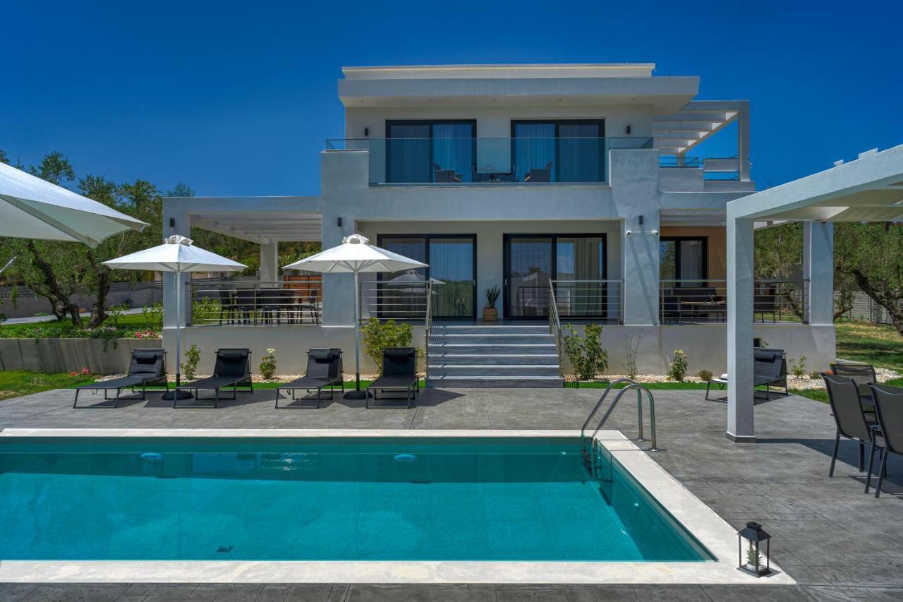 Johnny'S White Luxury Villa Tsilivi  Exterior foto