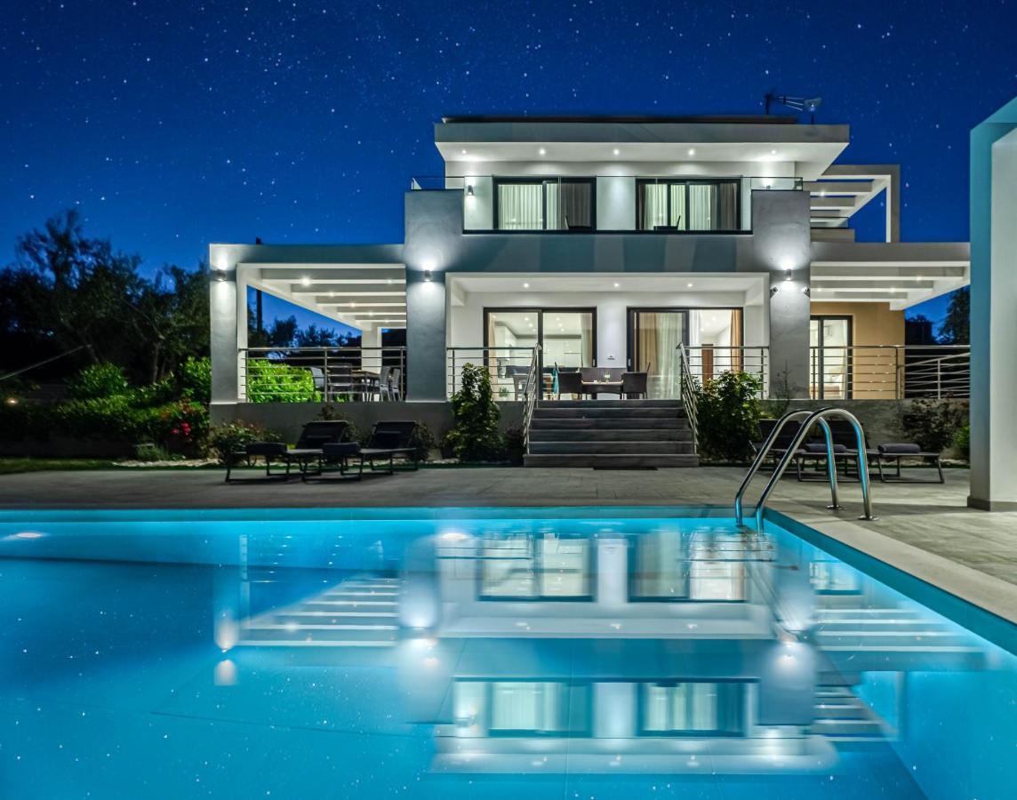 Johnny'S White Luxury Villa Tsilivi  Exterior foto